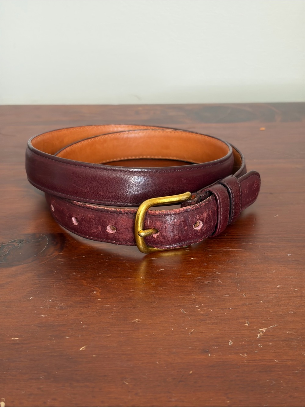 Vintage Coach Leather Belt